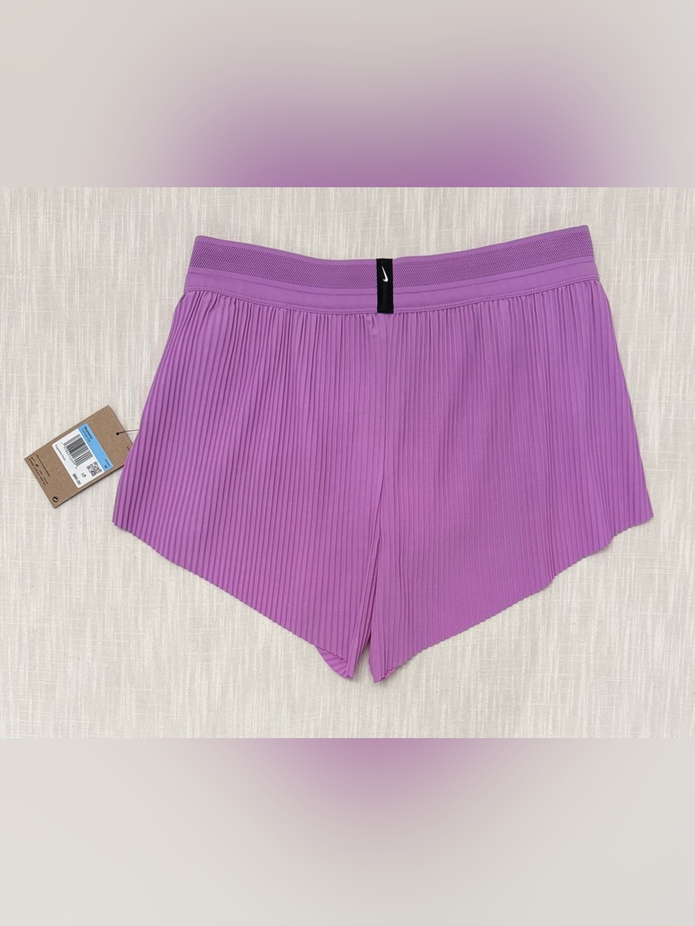 Nike AeroSwift Dri-FIT ADV Womens Sz M Lilac Running Lined Shorts FN2328-532 NWT - Picture 2 of 16